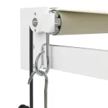 krémszínű automata behúzható napellenző 3 x 2,5 m