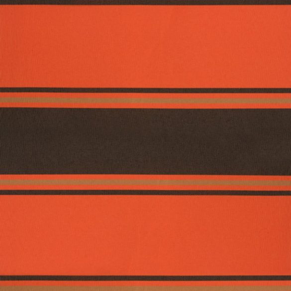 narancs-barna szövet és alumínium behúzható napellenző 3x2,5 m