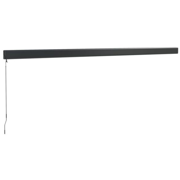 sárga-fehér szövet és alumínium behúzható napellenző 5 x 3 m