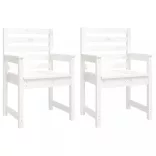 11 részes fehér tömör fenyőfa kerti étkezőgarnitúra