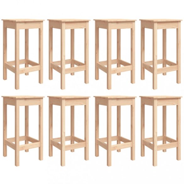 9 részes tömör fenyőfa kerti bárszett