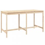 9 részes tömör fenyőfa kerti bárszett