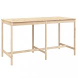 9 részes tömör fenyőfa kerti bárszett