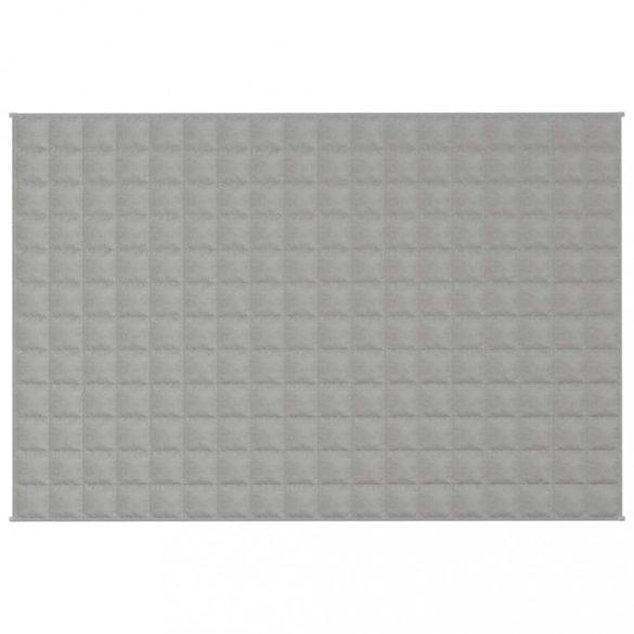 szürke szövet súlyozott takaró 122 x 183 cm 5 kg