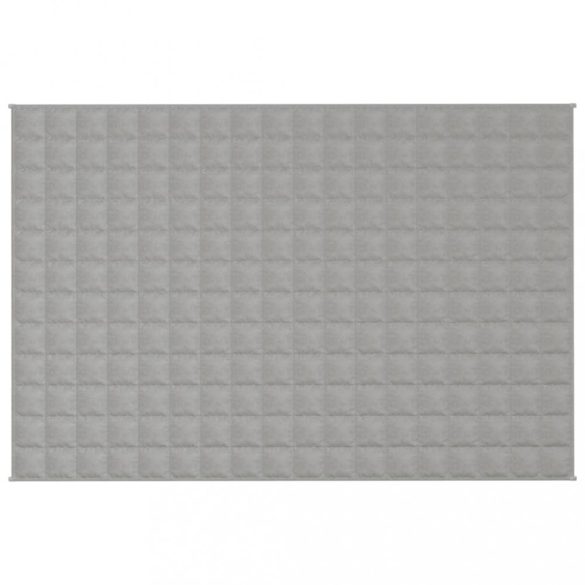 szürke szövet súlyozott takaró 122 x 183 cm 9 kg