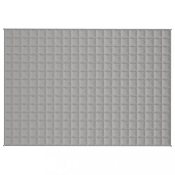 szürke szövet súlyozott takaró 135 x 200 cm 6 kg