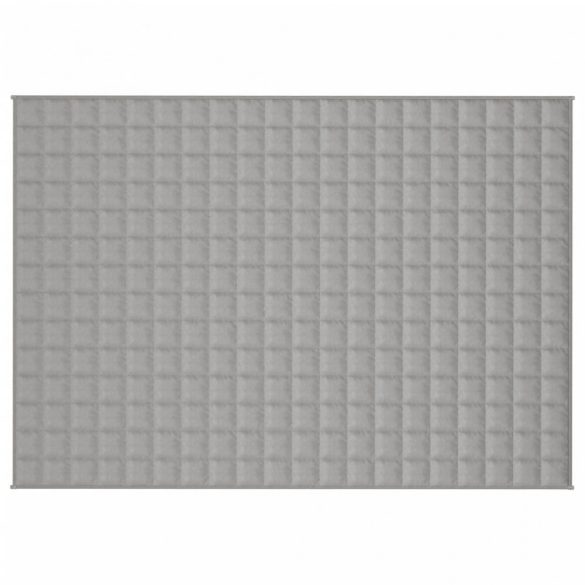 szürke szövet súlyozott takaró 140 x 200 cm 6 kg