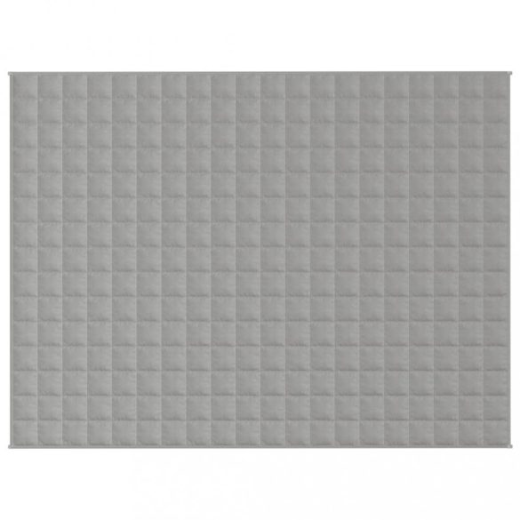 szürke szövet súlyozott takaró 152 x 203 cm 7 kg