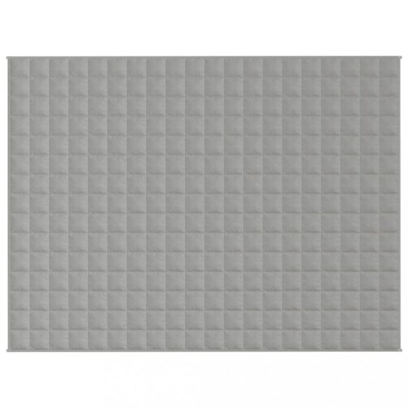 szürke szövet súlyozott takaró 152 x 203 cm 11 kg