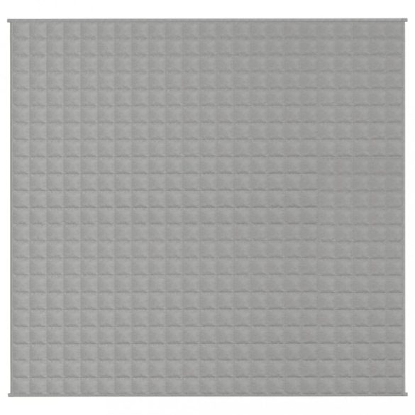 szürke szövet súlyozott takaró 220 x 240 cm 11 kg
