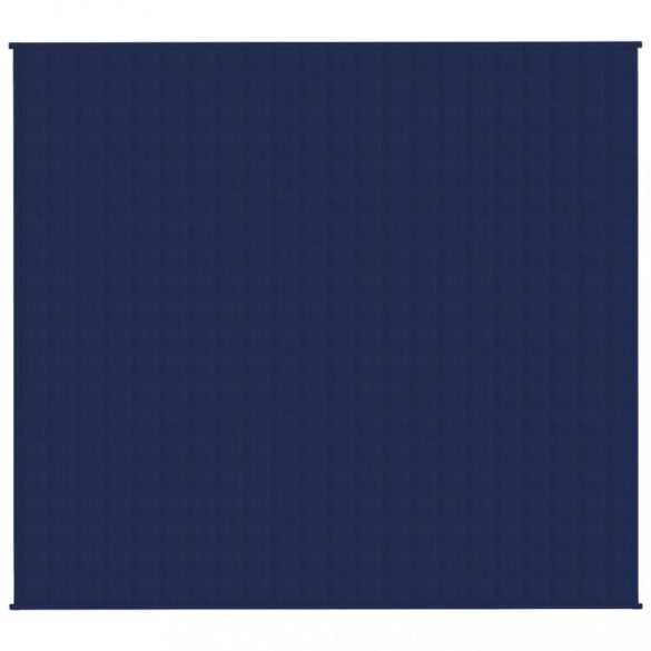 kék szövet súlyozott takaró 200 x 230 cm 9 kg