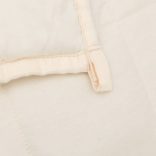 világos krémszínű szövet súlyozott takaró 200 x 220 cm 9 kg