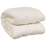 világos krémszínű szövet súlyozott takaró 220 x 230 cm 11 kg