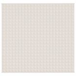 világos krémszínű szövet súlyozott takaró 220 x 230 cm 15 kg