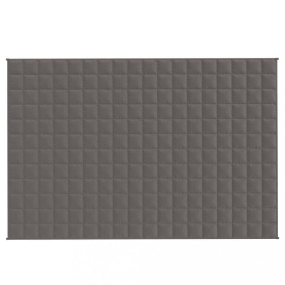 szürke szövet súlyozott takaró 122 x 183 cm 9 kg