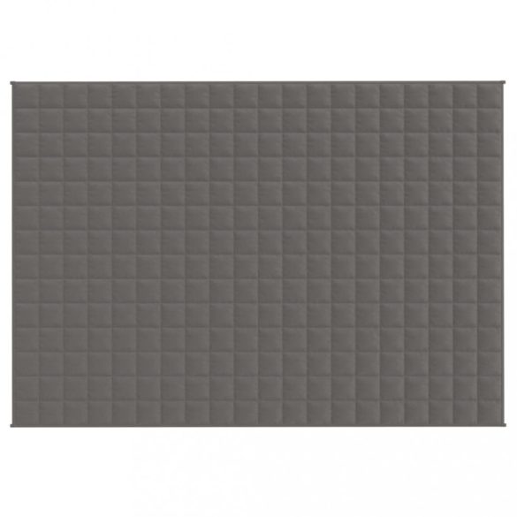 szürke szövet súlyozott takaró 135 x 200 cm 6 kg