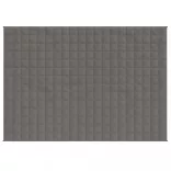 szürke szövet súlyozott takaró 152 x 203 cm 7 kg