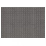 szürke szövet súlyozott takaró 152 x 203 cm 11 kg