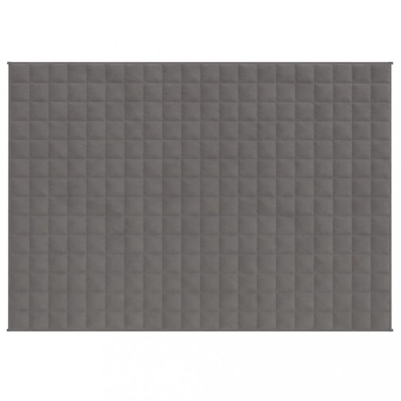 szürke szövet súlyozott takaró 152 x 203 cm 11 kg