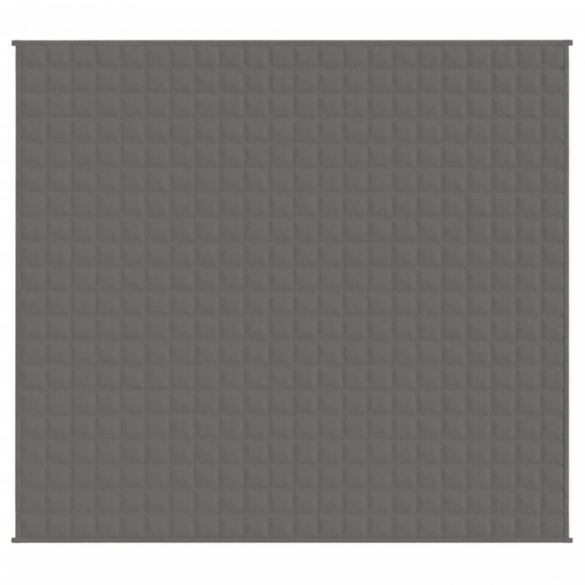 szürke szövet súlyozott takaró 200 x 220 cm 13 kg