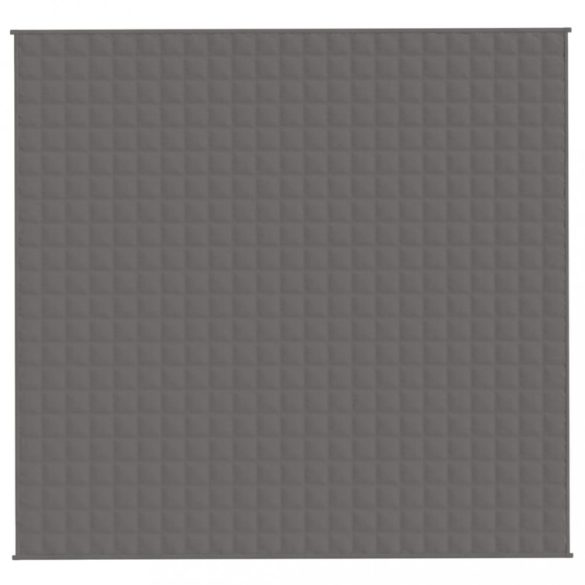 szürke szövet súlyozott takaró 220 x 240 cm 11 kg