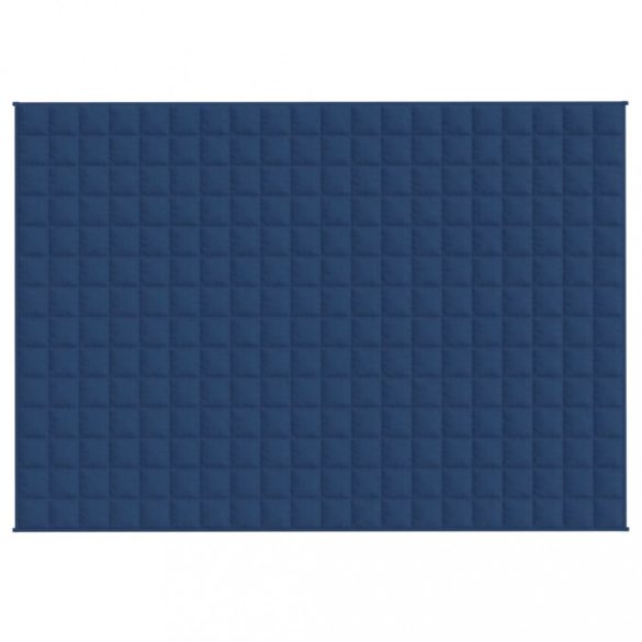 kék szövet súlyozott takaró 140 x 200 cm 6 kg