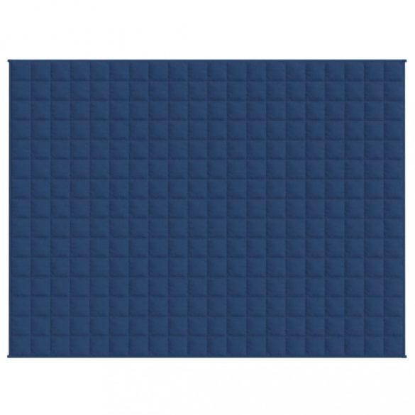 kék szövet súlyozott takaró 152 x 203 cm 7 kg