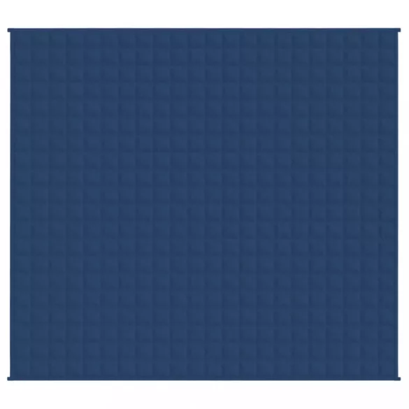 kék szövet súlyozott takaró 220 x 240 cm 11 kg