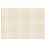 világos krémszínű szövet súlyozott takaró 137 x 200 cm 6 kg