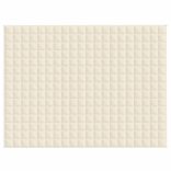 világos krémszínű szövet súlyozott takaró 152 x 203 cm 7 kg