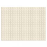 világos krémszínű szövet súlyozott takaró 152 x 203 cm 11 kg