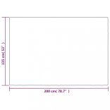 szürke szövet súlyozott takaró huzattal 135 x 200 cm 6 kg