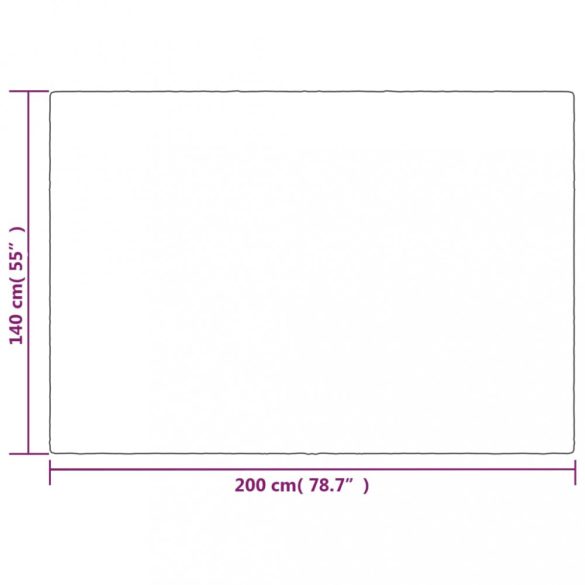 szürke szövet súlyozott takaró huzattal 140 x 200 cm 10 kg