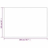 szürke szövet súlyozott takaró huzattal 135 x 200 cm 10 kg