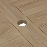 7 részes szürke tömör tíkfa kerti étkezőgarnitúra