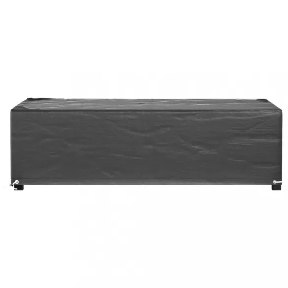 2 db téglalap alakú kerti bútorhuzat 8 fűzőlyukkal 125x70x35 cm