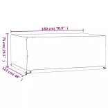 2 db téglalap alakú kerti bútorhuzat 8 fűzőlyukkal 180x122x75cm