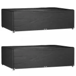 2 db téglalap alakú kerti bútorhuzat 12 fűzőlyukkal 227x152x65