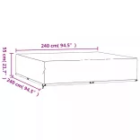 2 db négyzet alakú kerti bútorhuzat 16 fűzőlyukkal 240x240x55cm