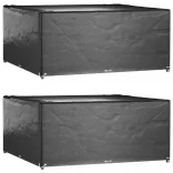 2 db négyzet alakú kerti bútorhuzat 16 fűzőlyukkal 250x250x90cm