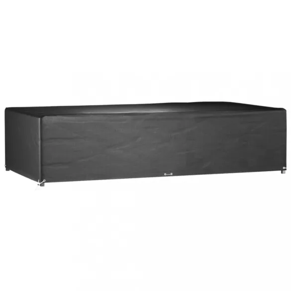 2 db téglalap alakú kerti bútorhuzat 12 fűzőlyukkal 315x160x75