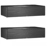 2 db téglalap alakú kerti bútorhuzat 12 fűzőlyukkal 315x180x75