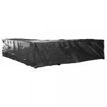 2 db L-alakú kerti bútorhuzat 20 fűzőlyukkal 300x300x70 cm