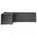 2 db L-alakú kerti bútorhuzat 16 fűzőlyukkal 210x260x80 cm