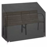 2 db polietilén kerti padhuzat 8 fűzőlyukkal 160x70x70/88 cm