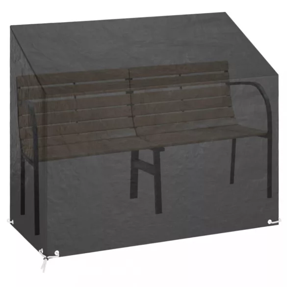 2 db polietilén kerti padhuzat 8 fűzőlyukkal 160x70x70/88 cm