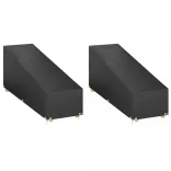 2 db polietilén napozóágyhuzat 12 fűzőlyukkal 200x65x35/60 cm