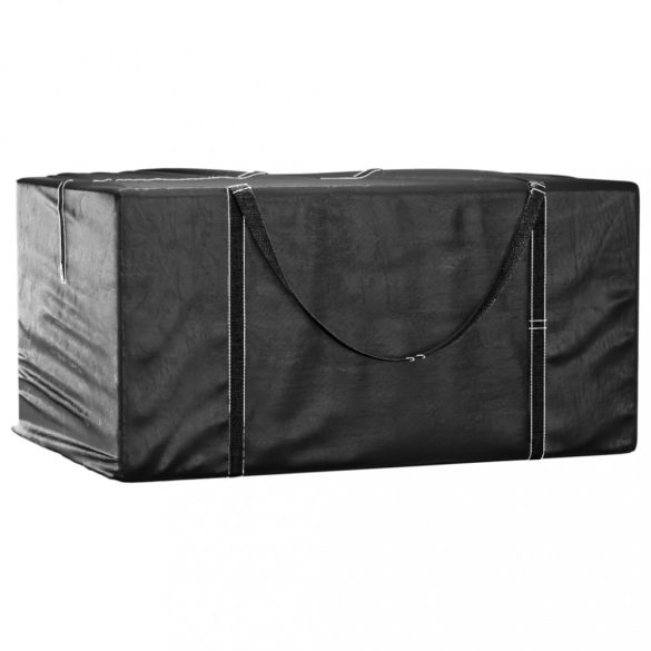 2 db fekete polietilén kerti párnatároló zsák 150 x 75 x 75 cm