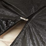 2 db fekete polietilén kerti párnatároló zsák 150 x 75 x 75 cm