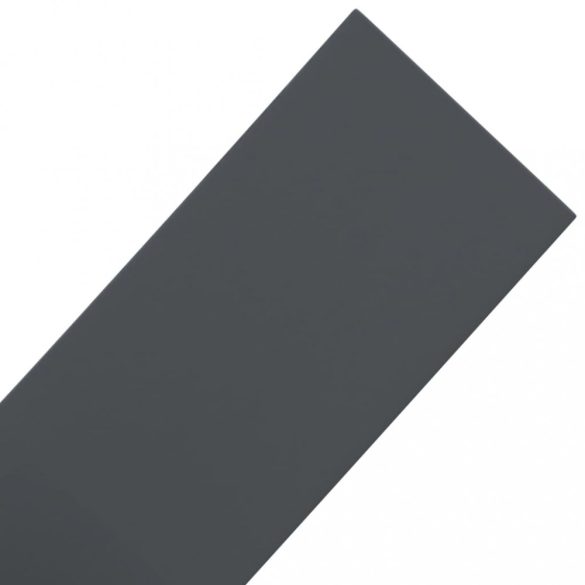 3 db szürke polietilén kerti szegély 10 m x 15 cm